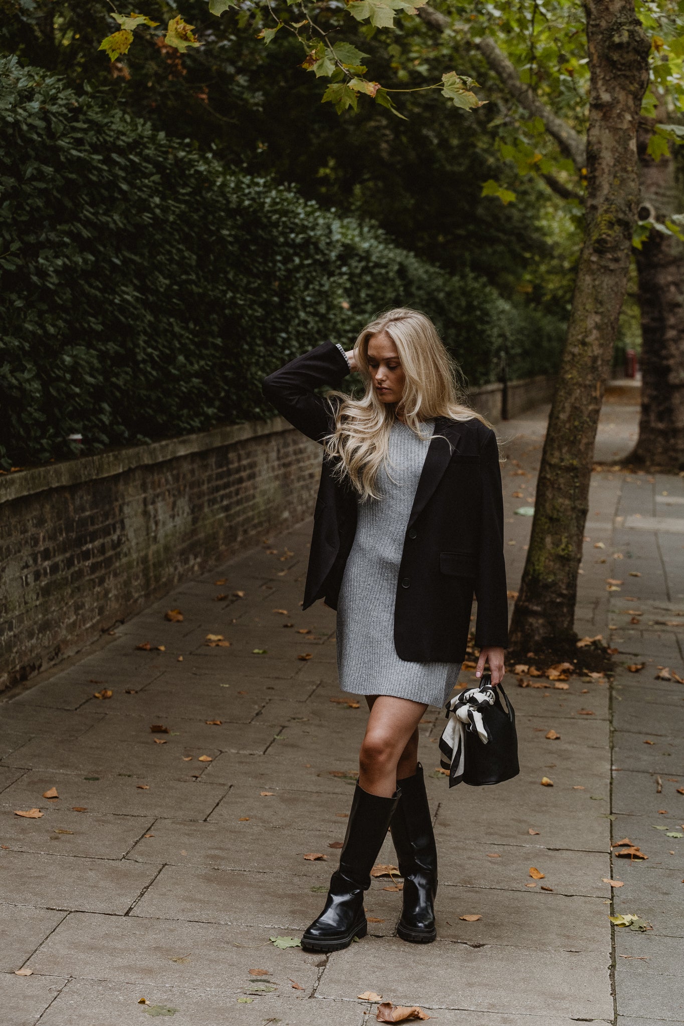VMJOSANNA Short Dress - Medium Grey Melange
